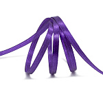 Лента атласная темно фиолетовая (171) , ширина 12 мм, длина 22,86 м