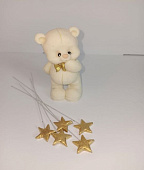 Фигурка из шоколадной глазури "Мишка со звездочками"