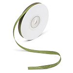 Лента атласная оливковая (118) ширина 6 мм длина 22,86 м 