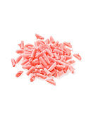 Шоколадные завитки (стружка) клубничная Callebaut 1 кг 1322