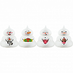 Сахарная фигурка (d30xh35 мм) "Снеговичок" в асс.1 шт 77756