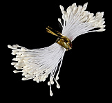 Тычинки белые 1 мм 86 шт 203-01