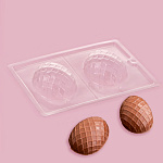 Форма для шоколада «Фаберже», 2 ячейки, 26,5×20,5×5,5 см, 6244766