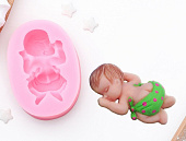 Молд Малыш в трусиках 6,5*4,5*2,5 см (арт. 1166888 )