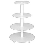 Подставка разборная для 4-х ярусного торта пластик 35079