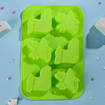 Форма силиконовая Новый год , Колокольчики и сапожок 25,5*17*2,5 см 3626726