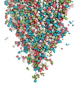 Посыпка сахарная Крошка Люкс Перламутровая (белая,розовая,зеленая,голубая) 50 гр арт 569