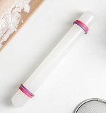 Скалка с ограничителями кондитерская 21 см 830315