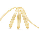 Лента атласная золотисто-бежевая (054) , ширина 12 мм, длина 22,86 м