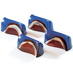 PC48 Форма для конфет поликарбонат ПРАЛИНЕ Pavoni 275 X 135 мм, 21 ячейка размером 42 х 21 мм H18 мм