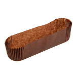 Капсулы для эклеров коричневые размер 110*28*26 100 шт