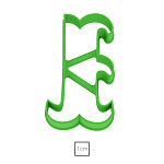 Форма "Цифра 1"  10,1 см