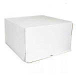 Коробка для торта 420*420*290 без окна гофро усиленное дно