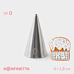 Насадка кондитерская "Круг" d 1.8 (№0) 10199571