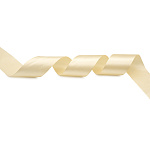 Лента атласная кремовая (053) ширина 5см длина 22,86 м