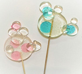 Карамельный топпер Капельки двухцветные в асс. d7 003-008