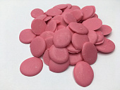 Глазурь со вкусом клубники со сливками (розовая) монеты 250 г