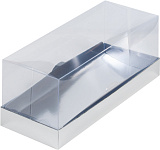 Коробка для рулета ПРЕМИУМ 300*120*120 серебро 060801